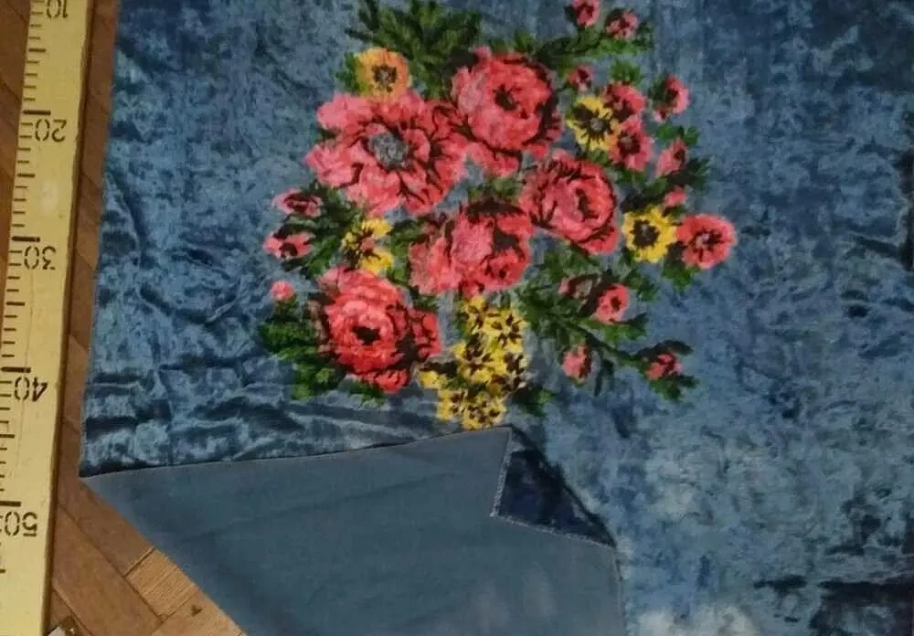 Накидка покрывало натуральный плюш старинный 1 шт. 3