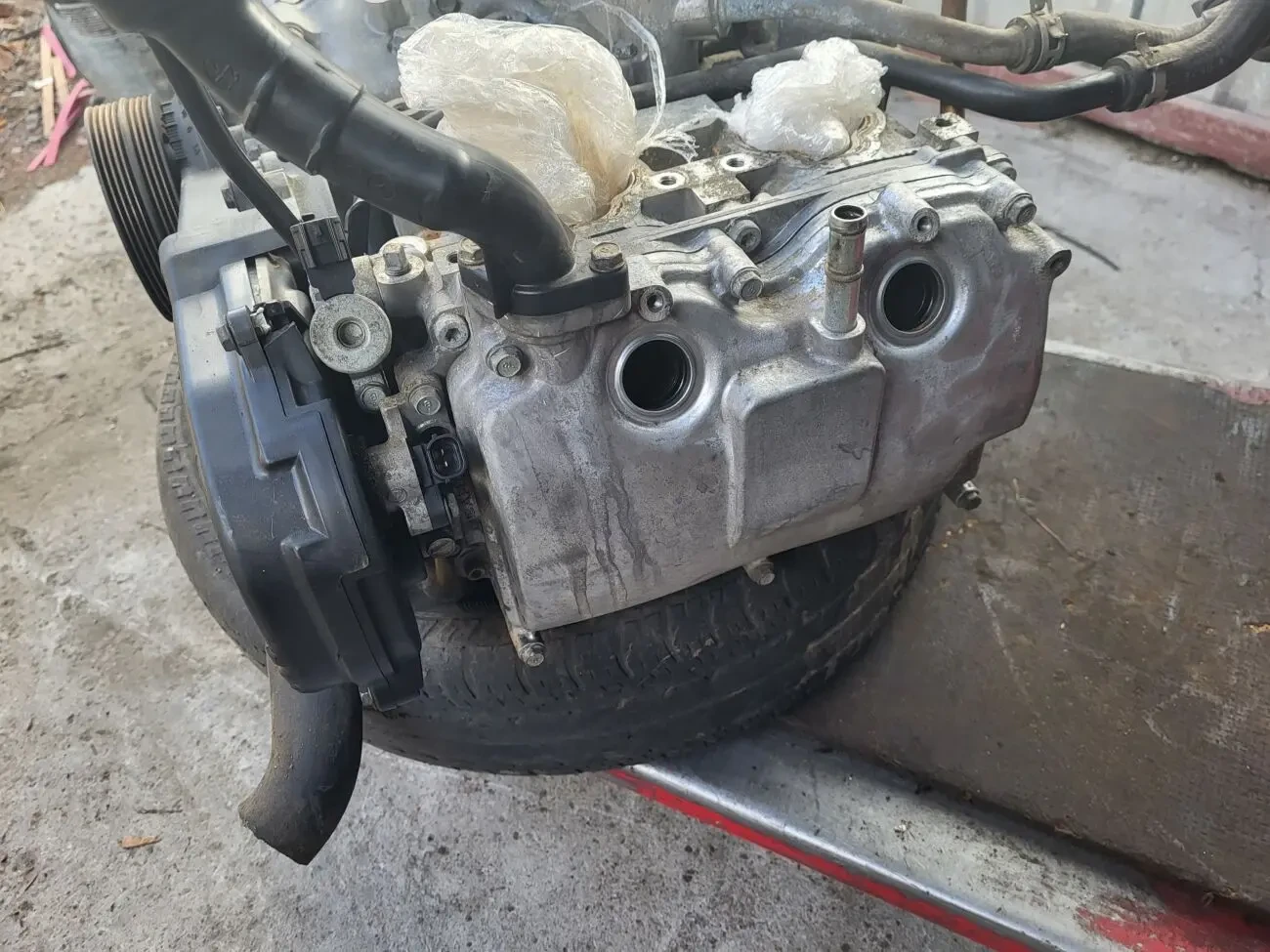 Двигатель Subaru Legacy Outback B14 2.5i EJ253 2009-2012 из Японии 6