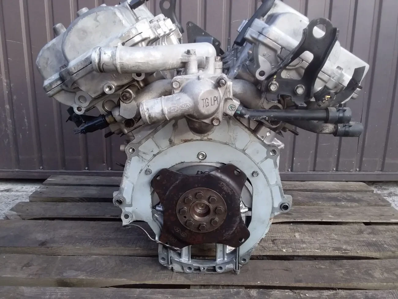 Двигатель Hyundai Grandeur Kia K7 L6EA 2.7 LPG 2009-2017 из Кореи 8