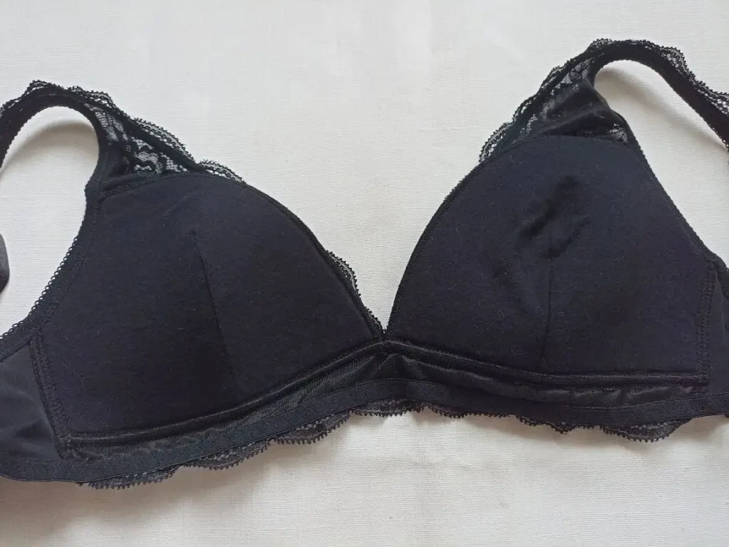 Matalan EUR 36C/80C Бюстгальтер поролон кружево без косточки черный 8