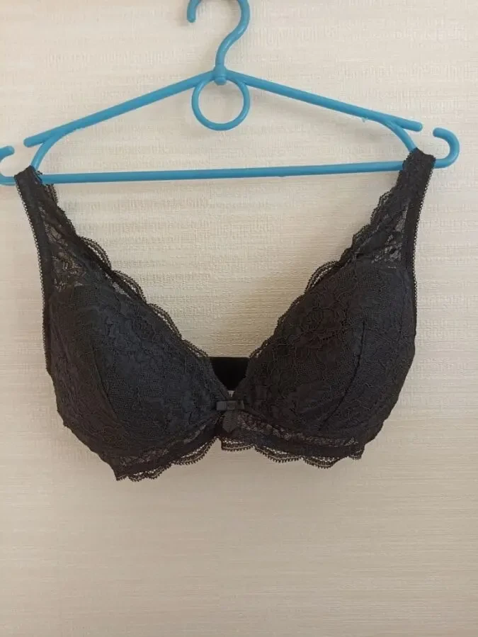 Matalan EUR 36C/80C Бюстгальтер поролон кружево без косточки черный 2