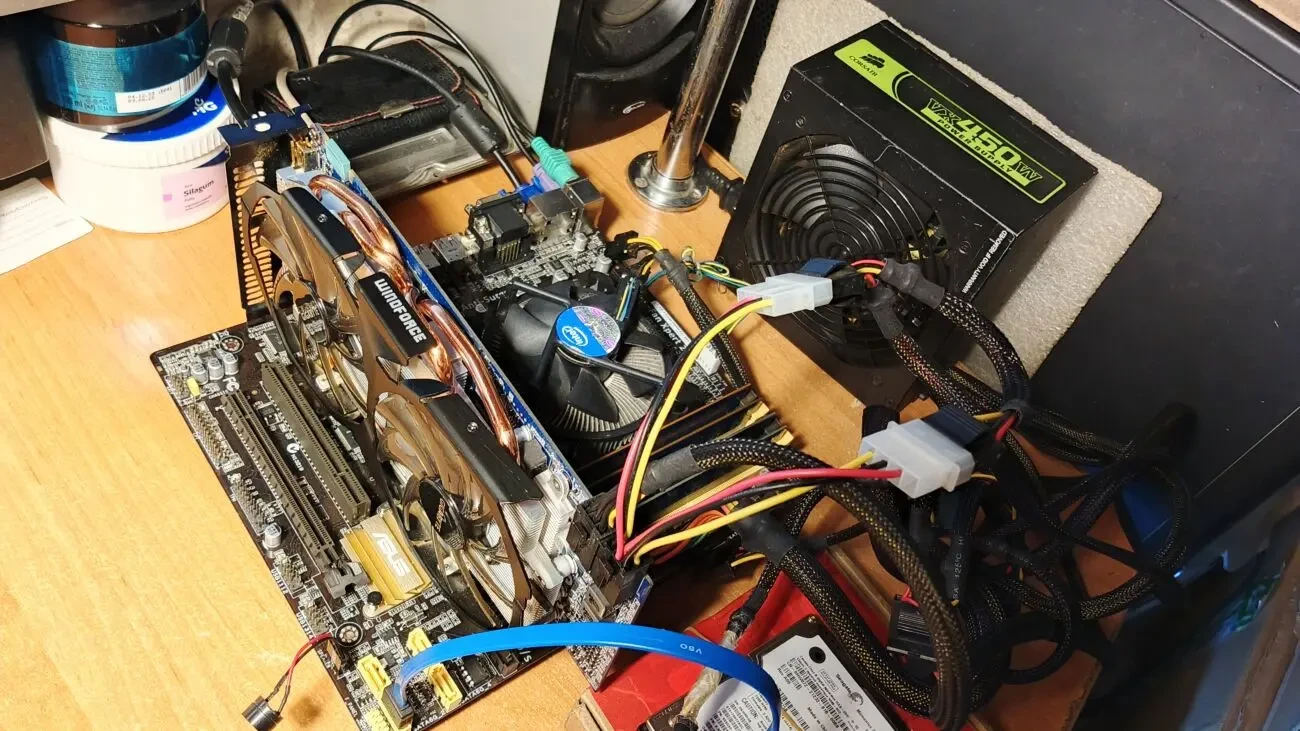 Готовый комплект ASUS B85M-E+XEON E3 1220 V3+16Gb+GTX560 1Гб+БП 450w