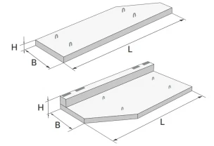 Балконні  плити ПЛ-4