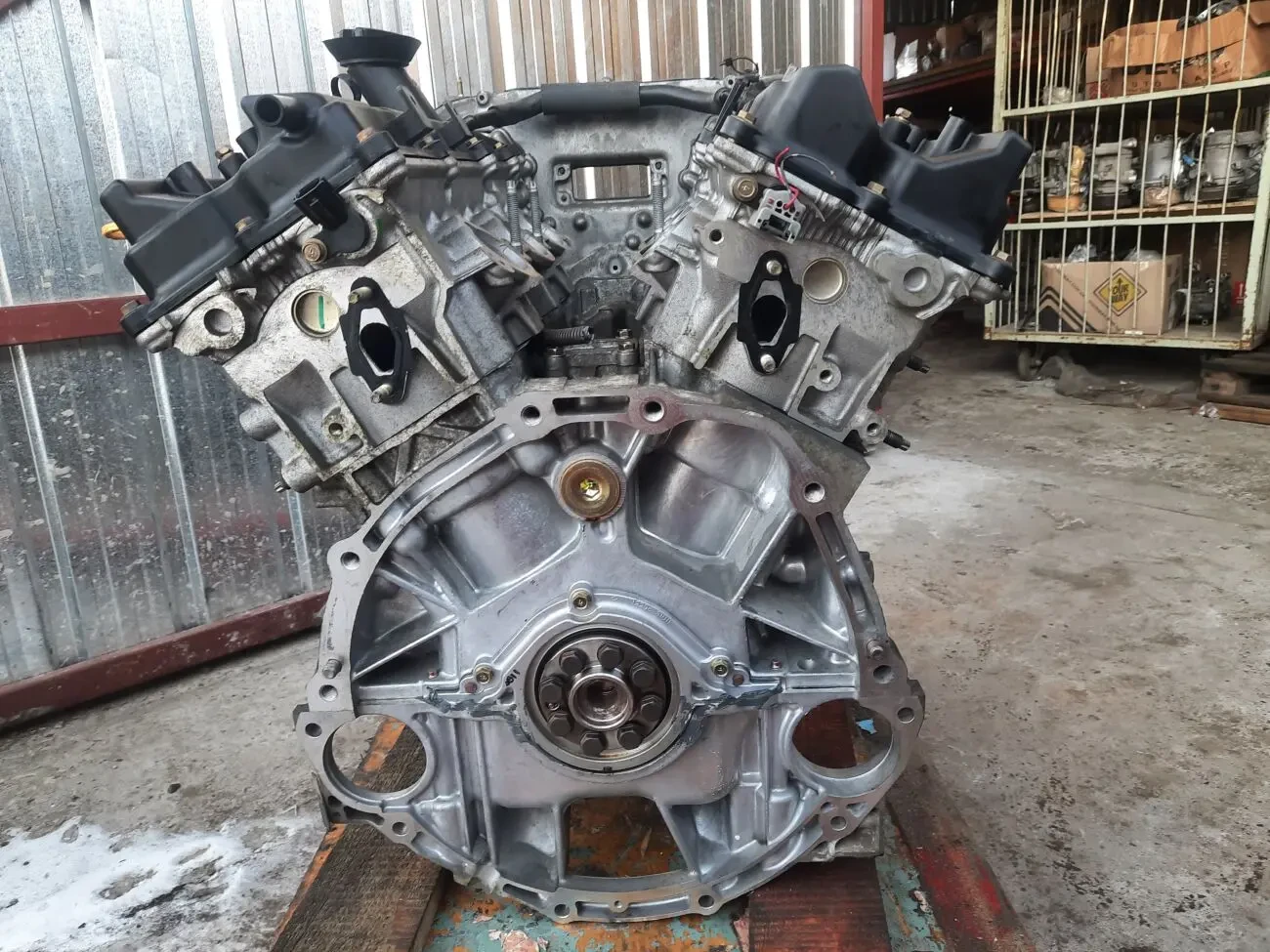 Двигатель Infiniti FX35 G35 M35 3.5i VQ35DE 2002-2008 из Японии 9