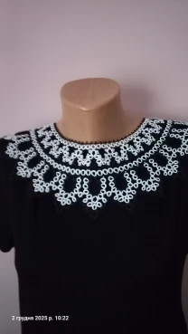 Комір мереживний ,, Маркіза ,. Фріволіте.