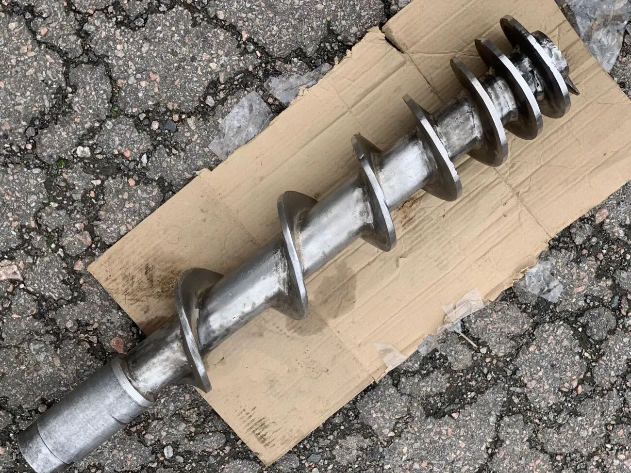 Шнек на Волчок мясорубку К7-ФВ2П-160-01 (МП-160). Ремонтний. Продам. 5