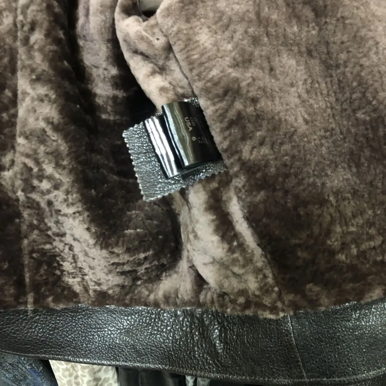 Дублянка коричнева,коротка комір норка зйомний 5