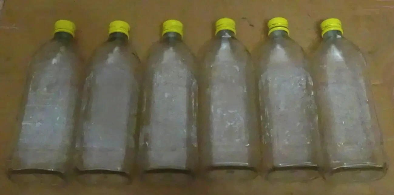 Бутылки стеклянные с пробкой /закрутка/ ( 1.0 л) , 25 шт. 2