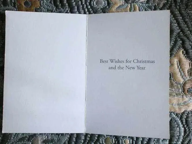 Детям Авторская Открытка к РОЖДЕСТВУ,Новому году .carlos Ayala, London 3