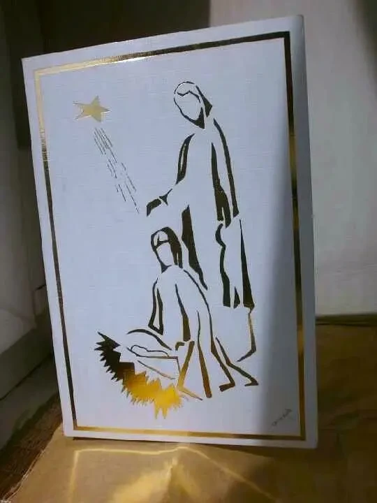 Детям Авторская Открытка к РОЖДЕСТВУ,Новому году .carlos Ayala, London 2