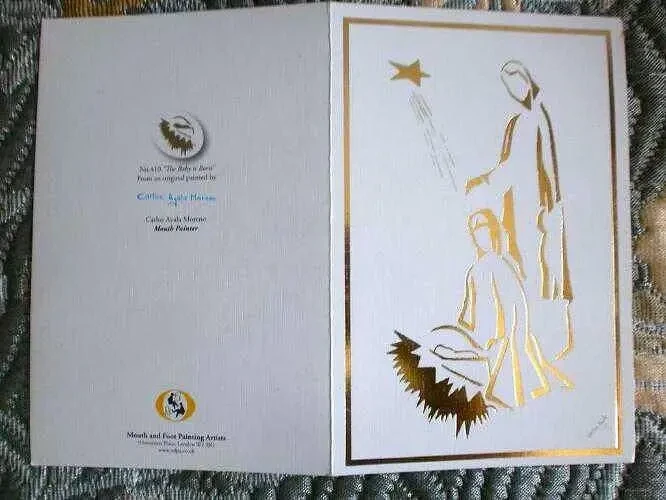 Детям Авторская Открытка к РОЖДЕСТВУ,Новому году .carlos Ayala, London