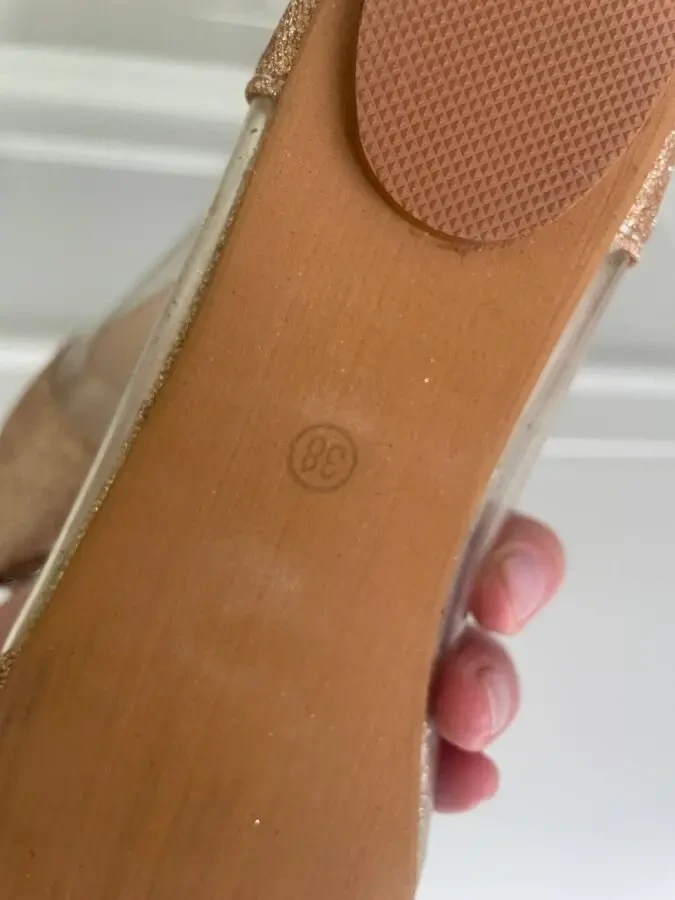 Жіночі золоті балетки в наявності р.37 3