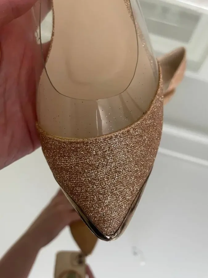 Жіночі золоті балетки в наявності р.37 6