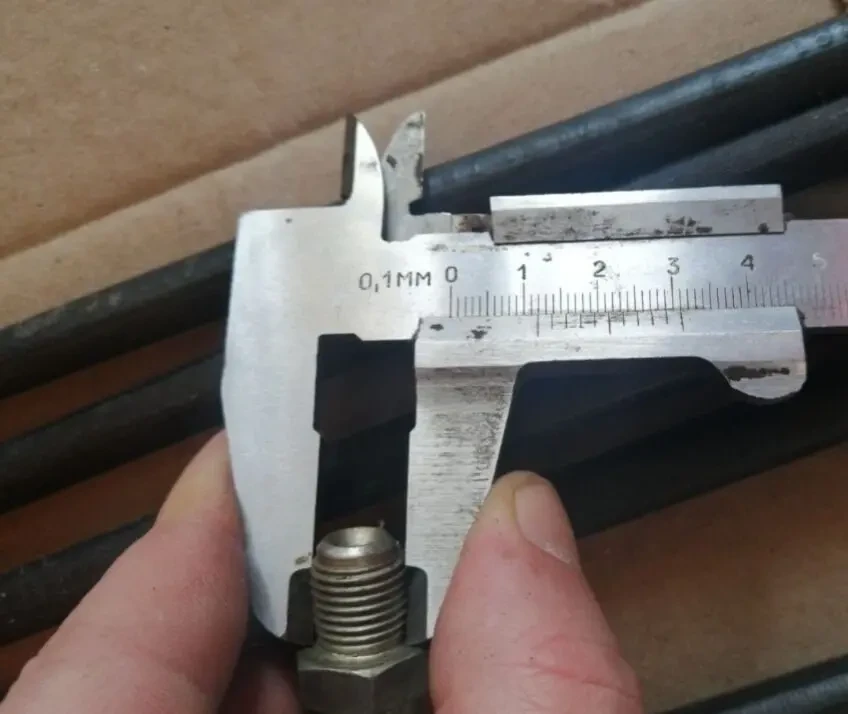 Шланг тормозной задний газ 21, 24, новый ссср 6