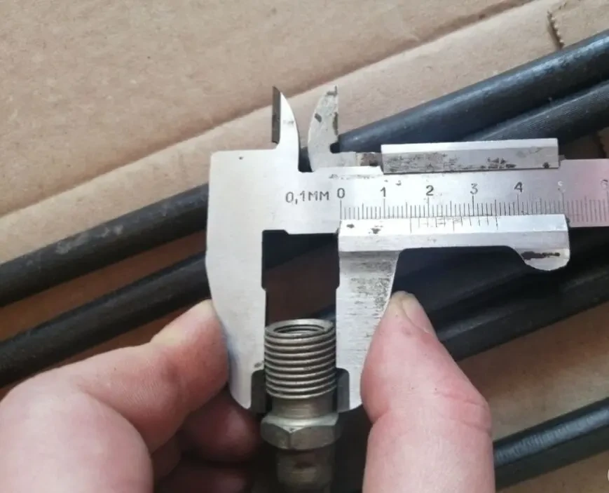 Шланг тормозной задний газ 21, 24, новый ссср 5