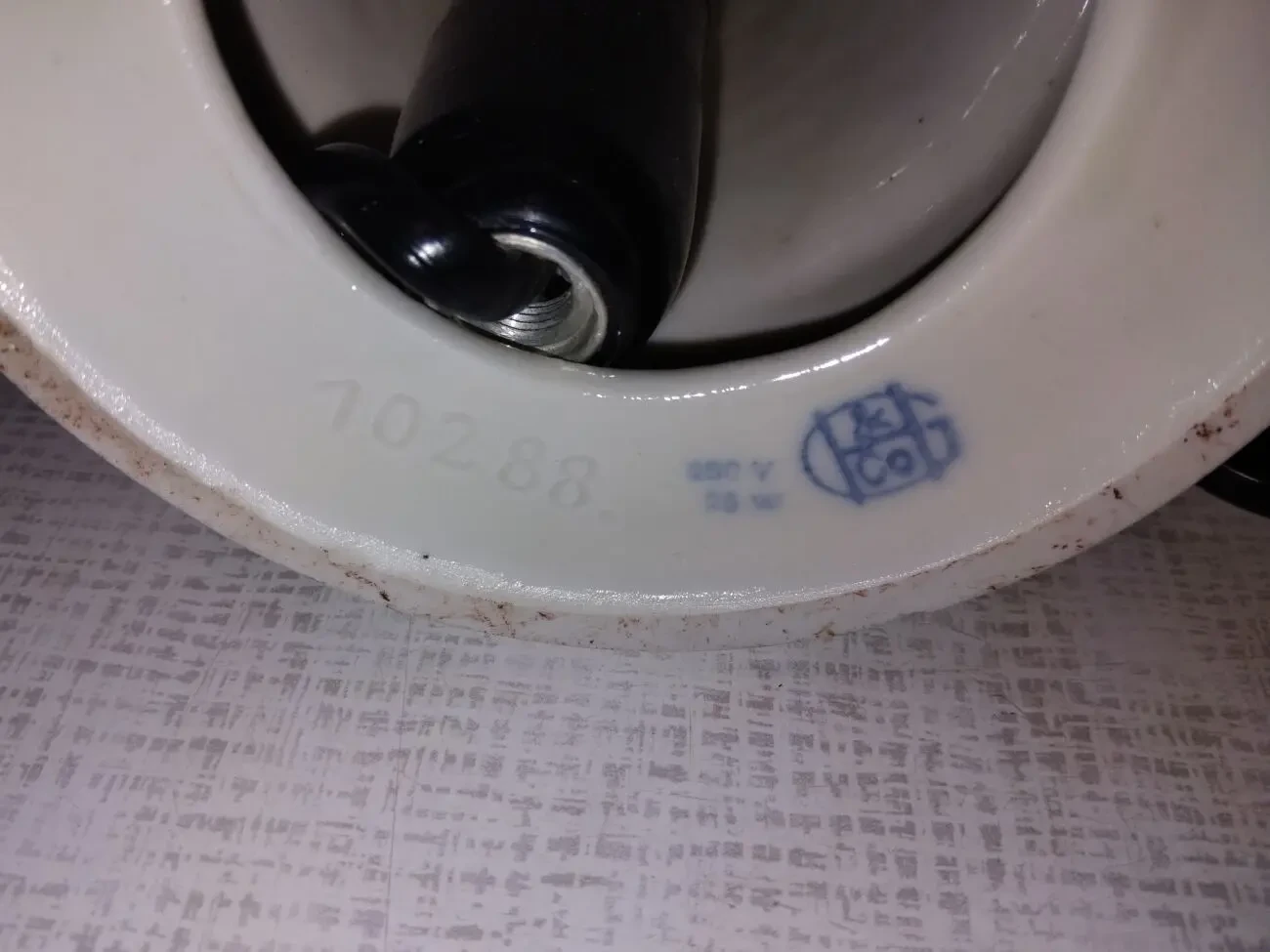 Светильник (ночник) фарфоровый ''Маяк'' Германия, 50-е годы 4