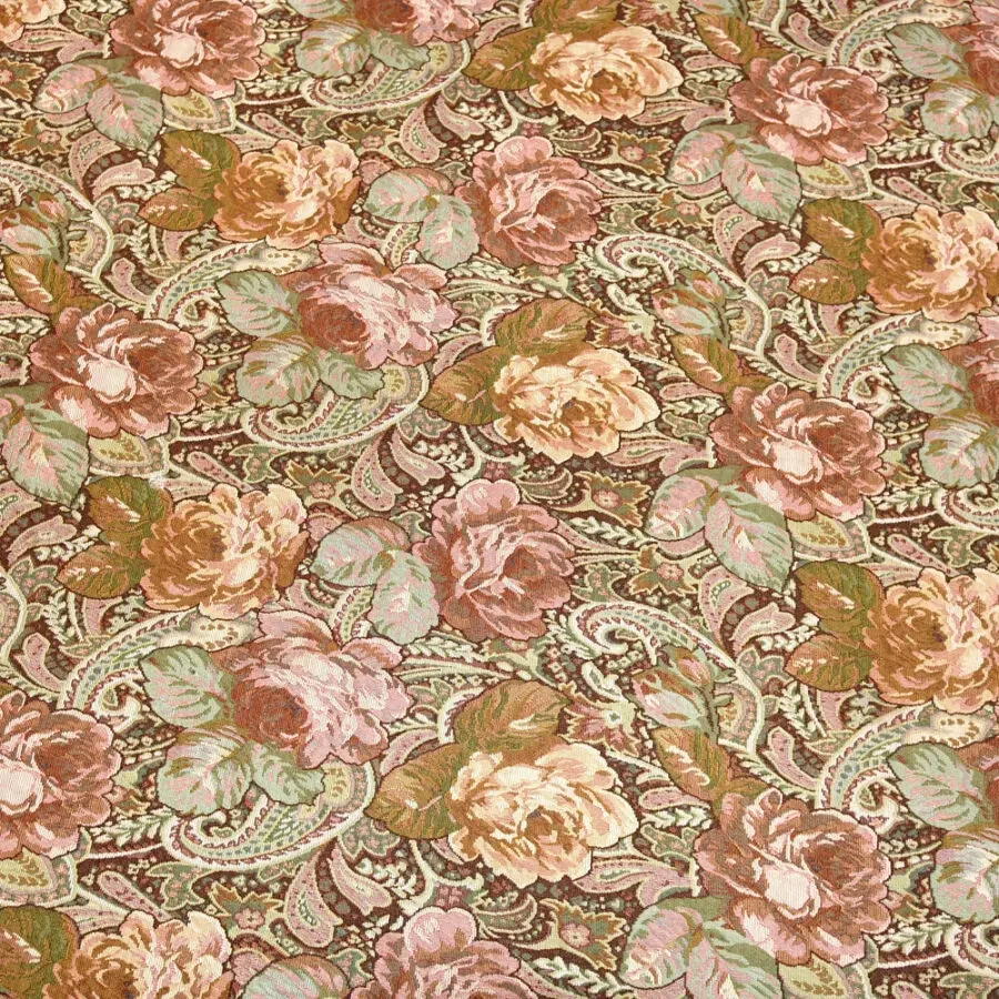 Круглая скатерть гобелен винтаж покрывало велика гобеленова скатертина 4