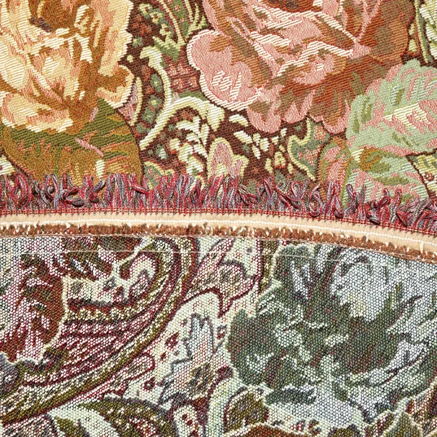 Круглая скатерть гобелен винтаж покрывало велика гобеленова скатертина 5