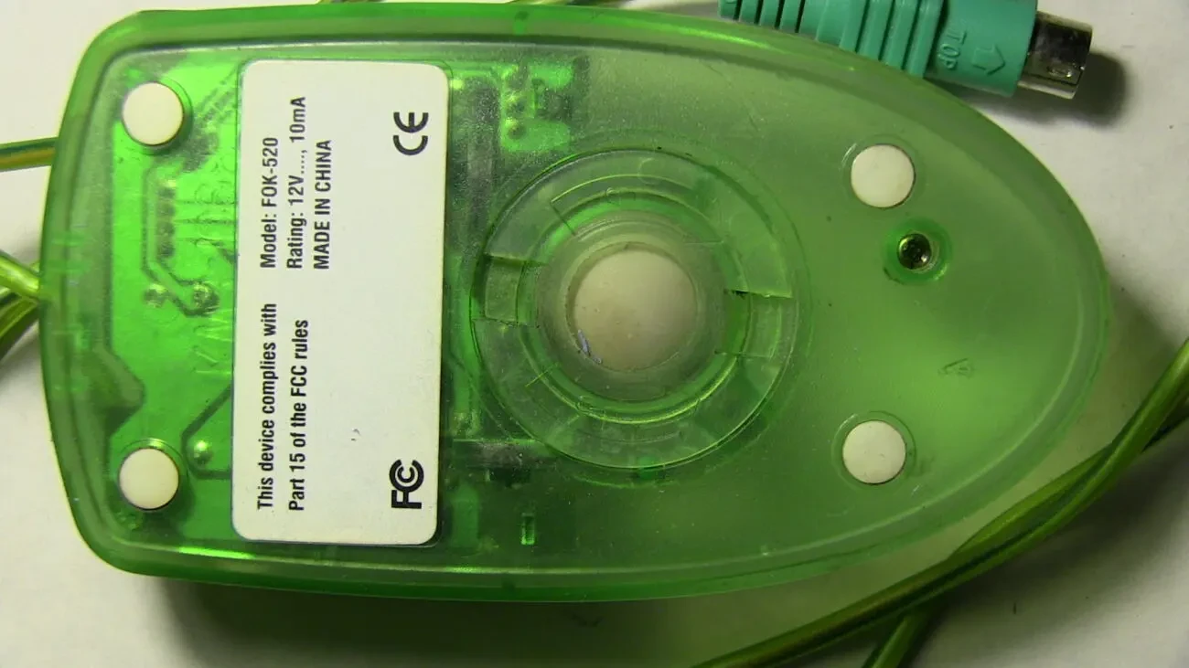 Мышка Шариковая PS2 A4Tech FOK-520 Раритет. Рабочая проверена. 2