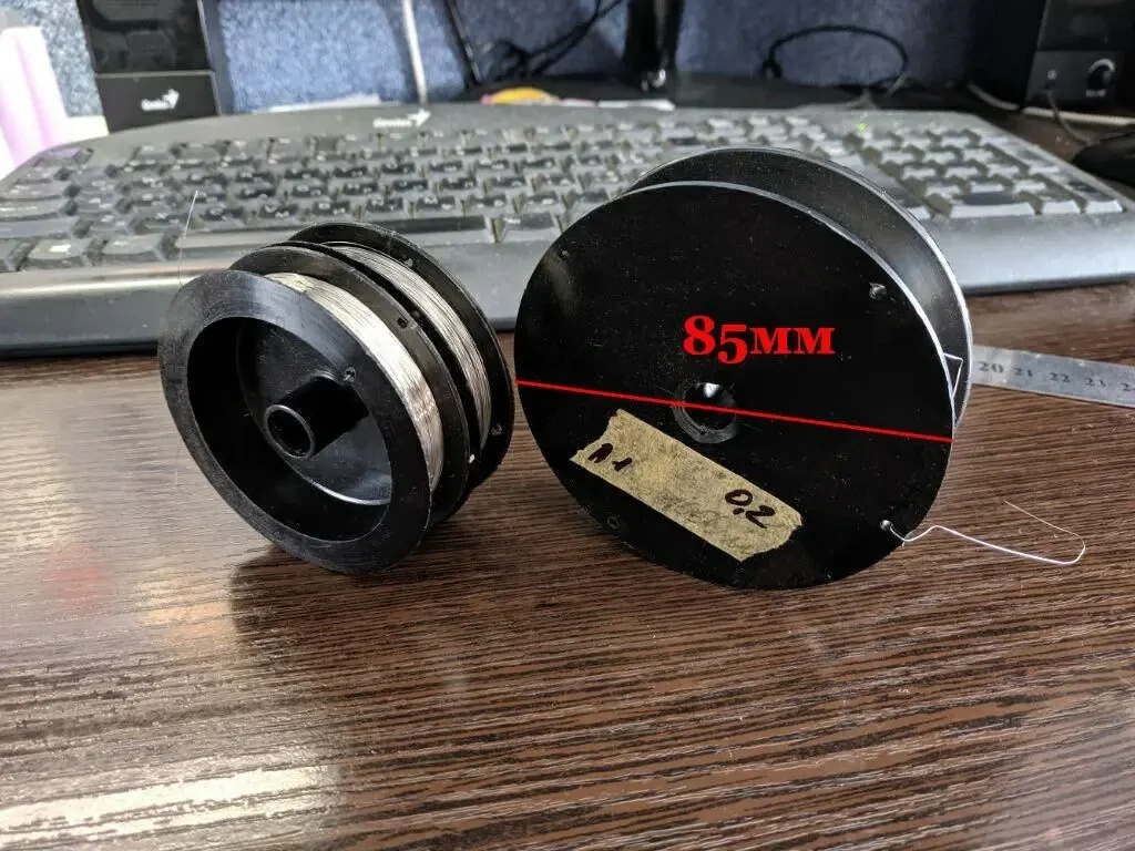 Дріт ніхром Х20Н80 (NI80), нержавіюча сталь AISI 321 на вагу, метраж 5