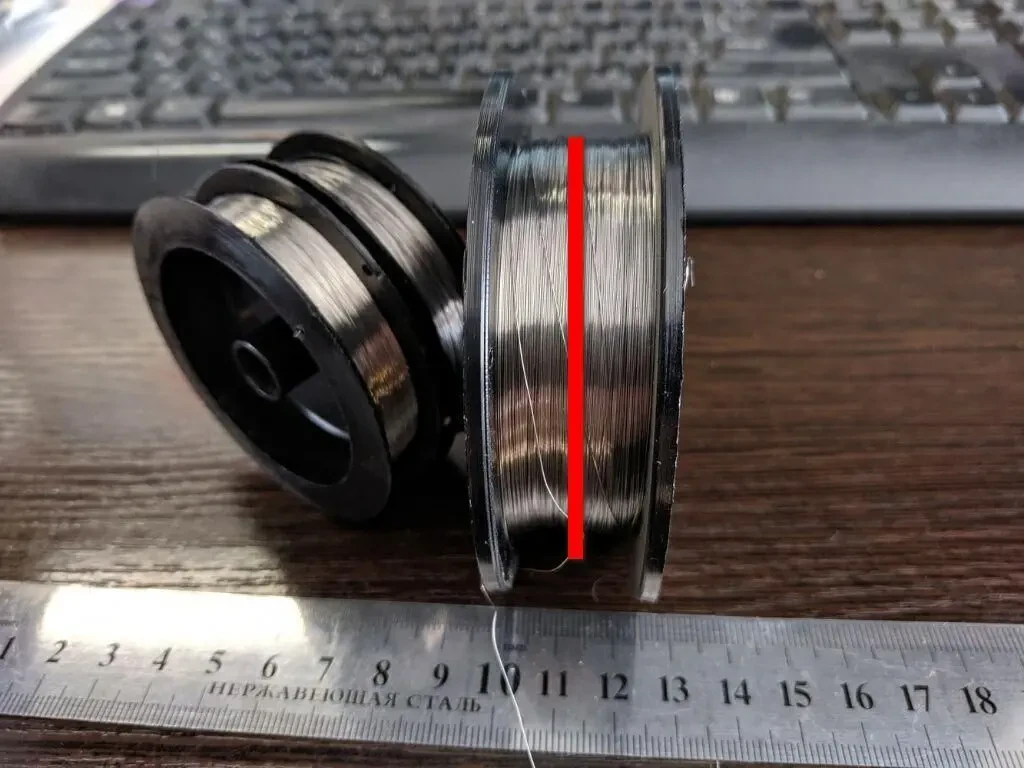 Дріт ніхром Х20Н80 (NI80), нержавіюча сталь AISI 321 на вагу, метраж 4