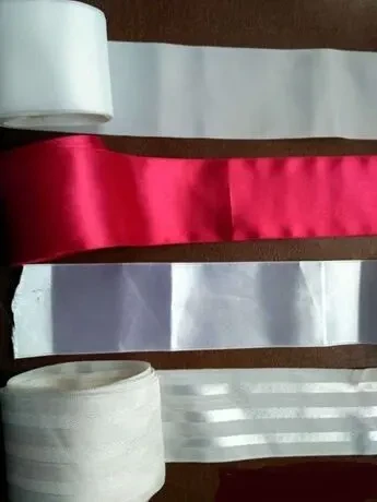 Для творчества Лента ленточка атласная , шелковая, новая ширина 5 см 8