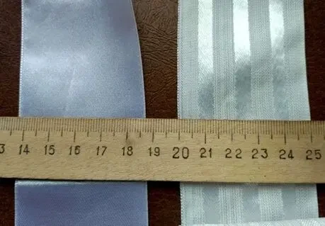 Для творчества Лента ленточка атласная , шелковая, новая ширина 5 см 6