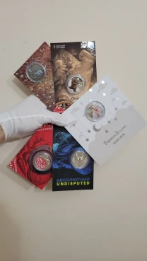 Подарунковий набір монет НБУ, з 5-ти колекційних монет.