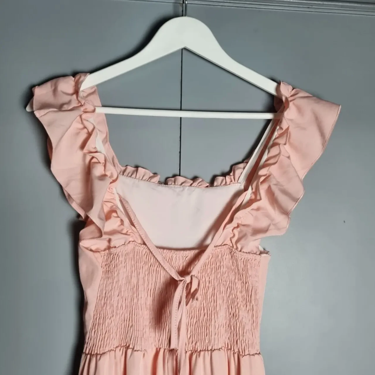 Сукня рожева максі пудрова класика 8