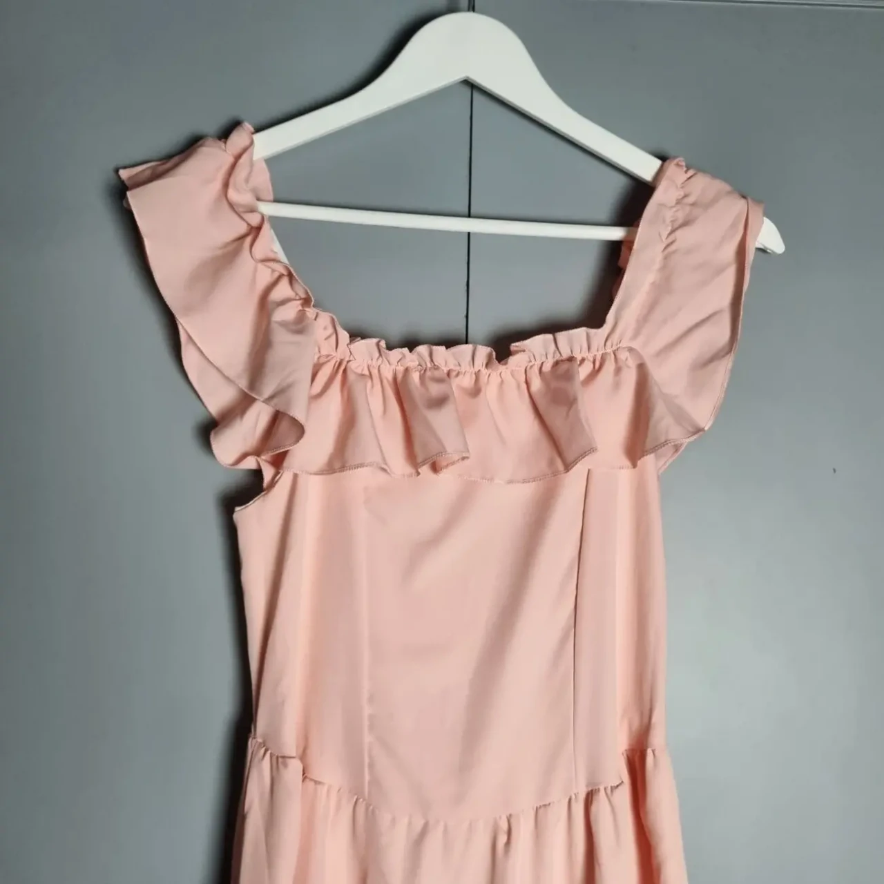 Сукня рожева максі пудрова класика 6