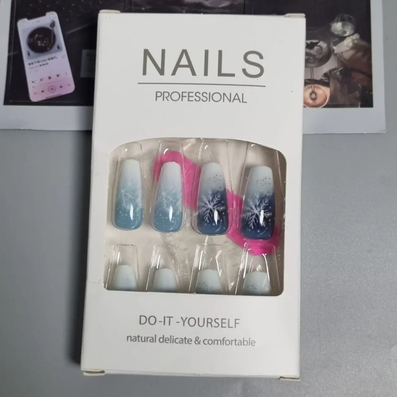 24 шт. довгі балетні накладні нігті