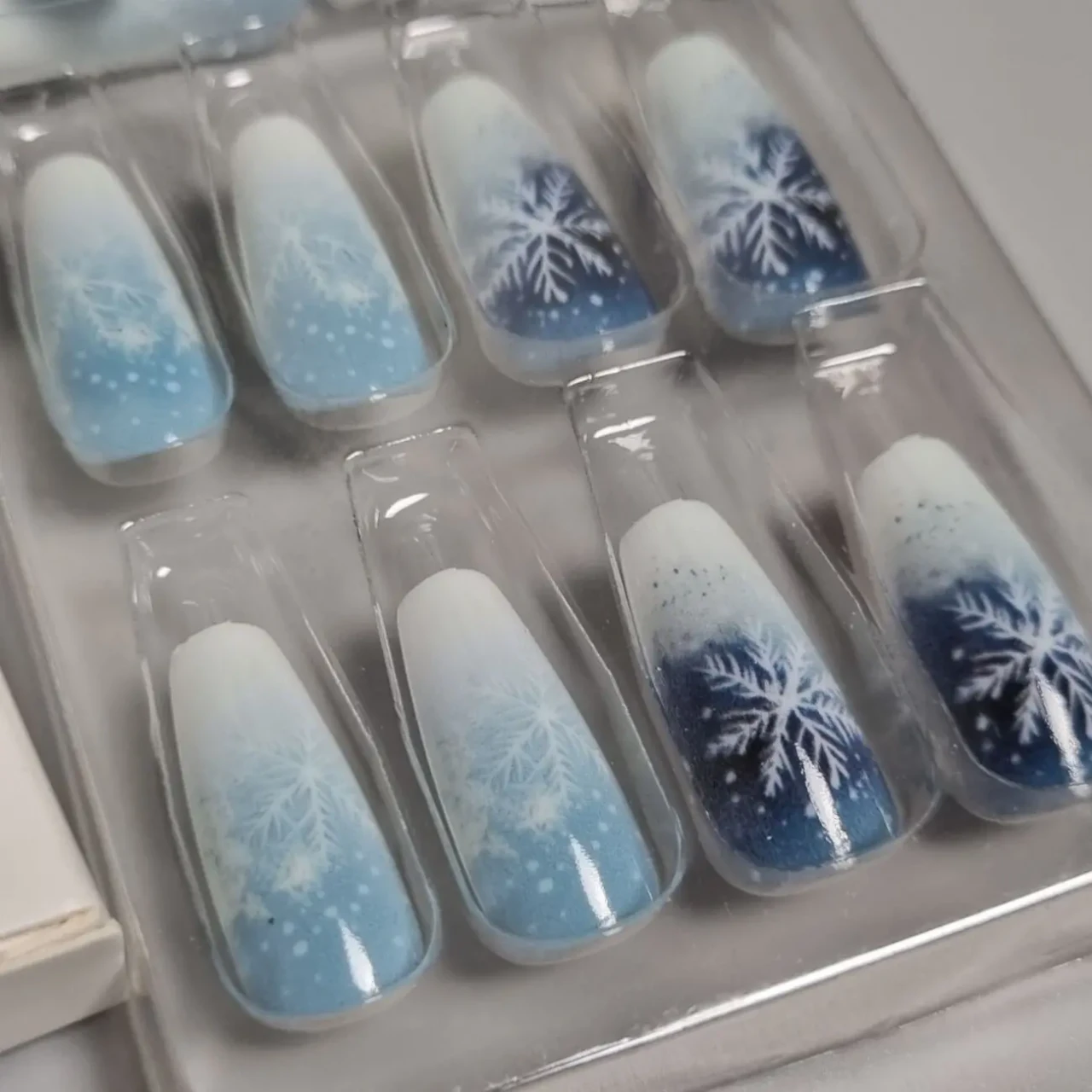 24 шт. довгі балетні накладні нігті 6