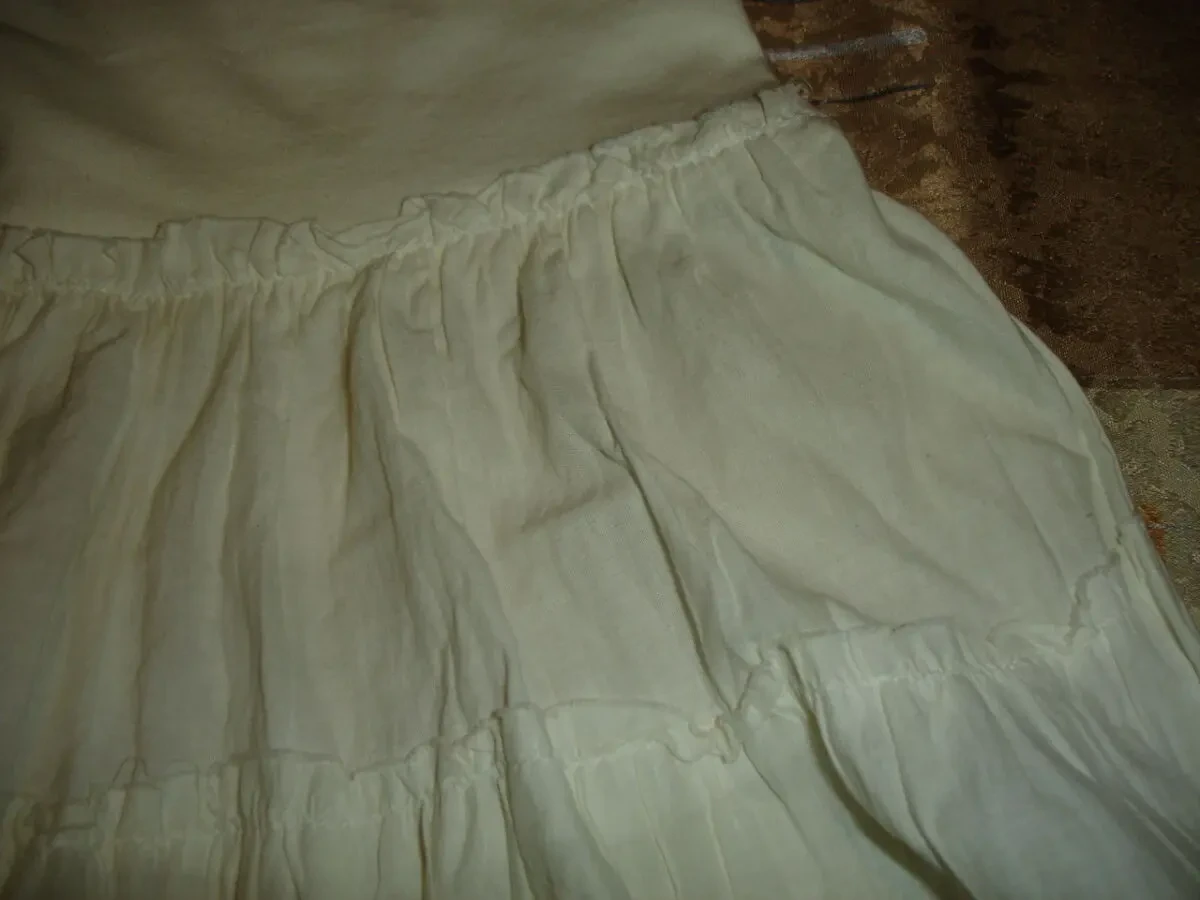 СПІДНИЦЯ 44-46 р. БІЛА котонова. Міді. Широкий пояс. А-силует. 6