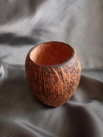 Горщик для квітів з кокосу