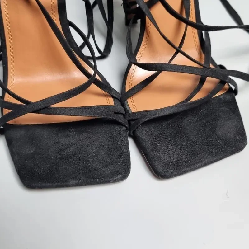 Чорні босоніжки asos design 36 2