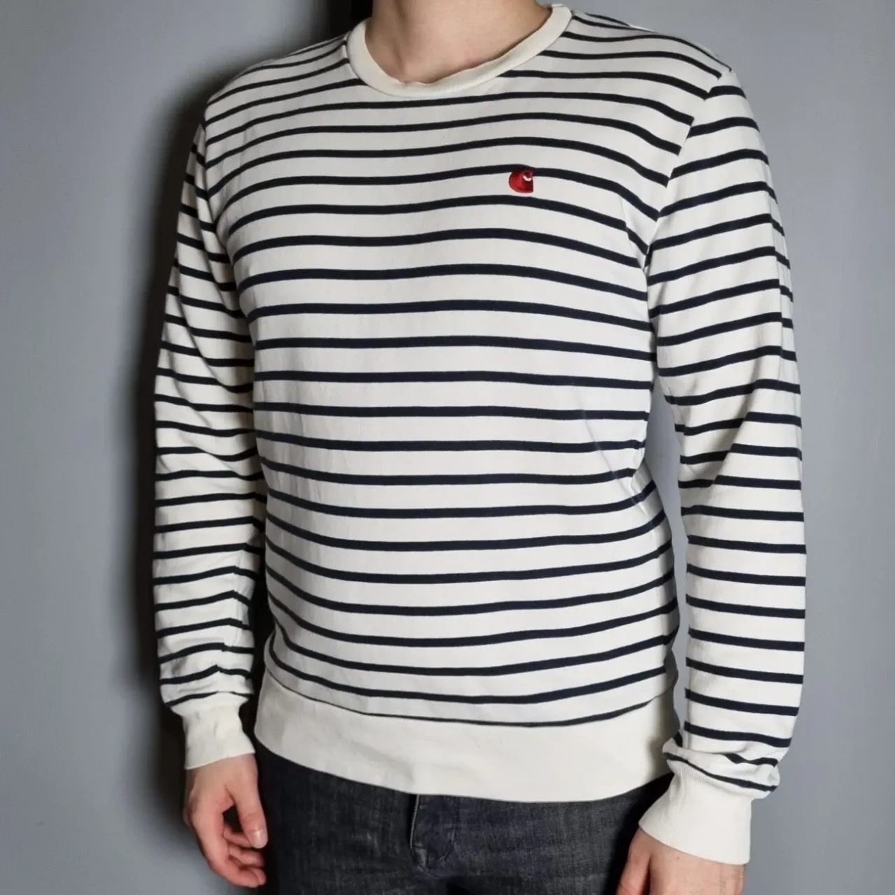 Світшот чоловічий carhartt wip у смужку, розмір м