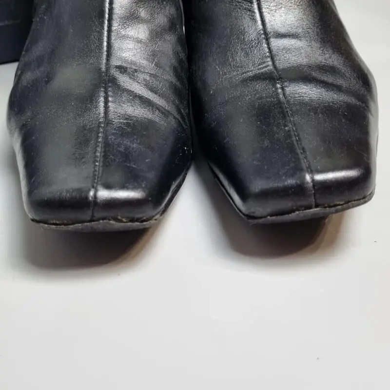 Чорні напівчоботи emily, розмір 37, осінь 4