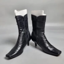 Чорні напівчоботи emily, розмір 37, осінь