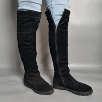 Чорні ботфорти ultra moda