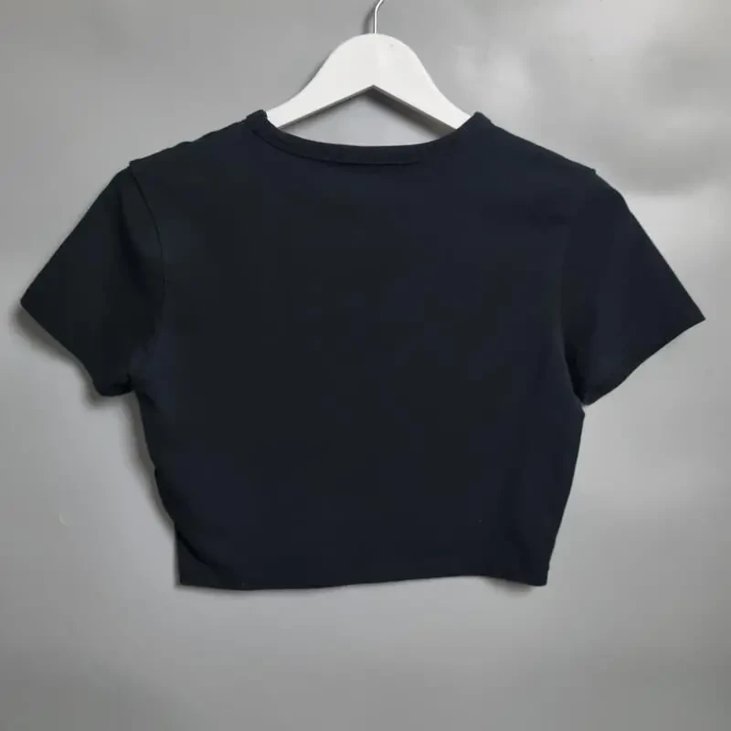 Кроп футболка жіноча missguided x sean john, чорна 4