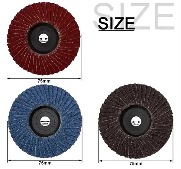 Круг пелюстковий шліфувальний торцевий  75 мм 2