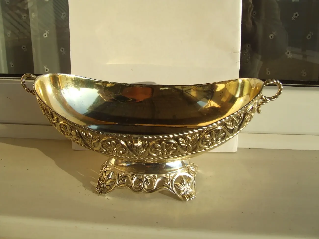 Лодь цукерниця роз. 26х10 см. Европа 1990 рр. вага 400 гр. 2