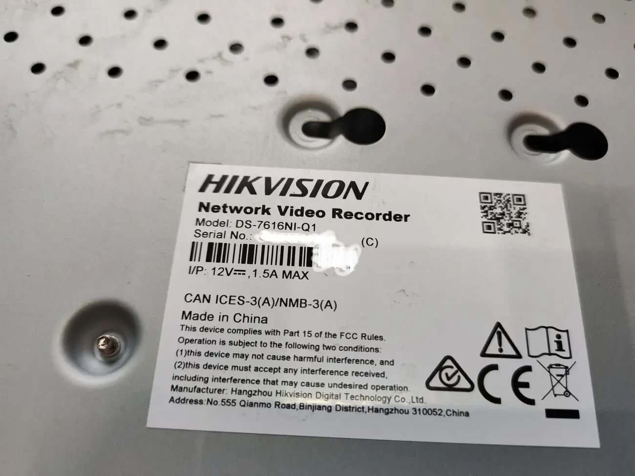 16-канальный видеорегистратор ds7616ni-q1 2