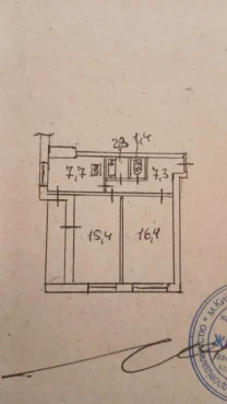 Продам 2-кімнатну вул. Бакинська