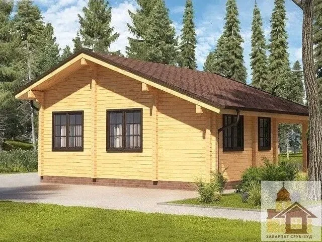 Купити зруб з бруса недорого під ключ 5