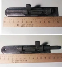 Защелка замок шпингалет, прочный, тяжелый, 1 шт.