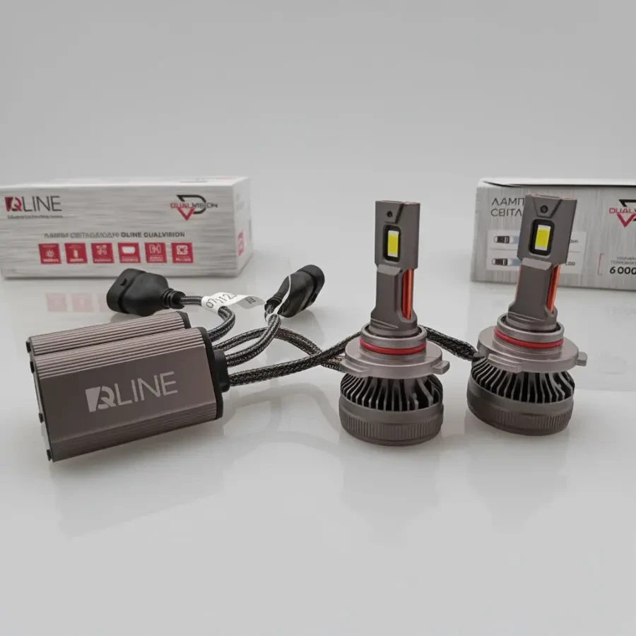 Лампы светодиодные QLine DualVision HB3 65W  9005 6000K (2шт.)