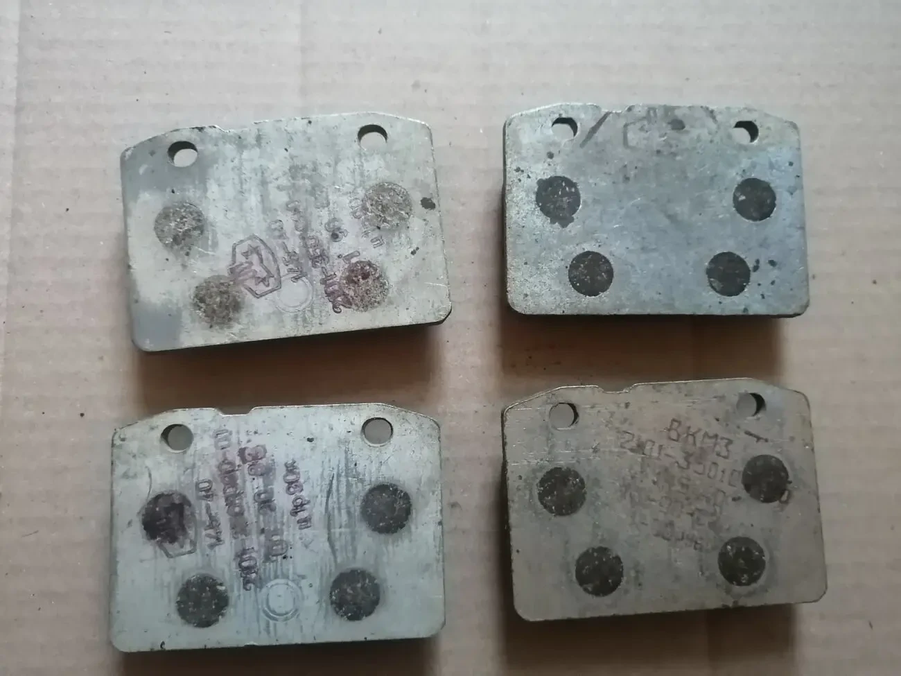 Колодки тормозные ваз 2101-2107, новые ссср 4