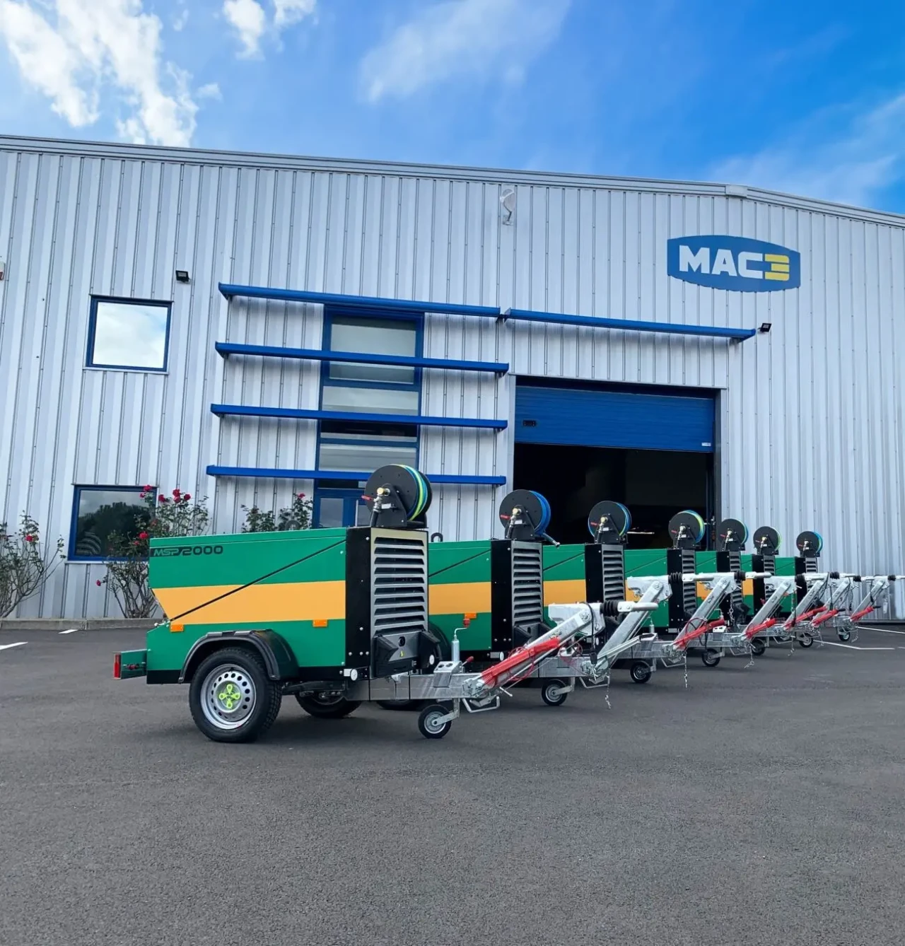 Компресор дизельний на шасі 5 кубів - 8 бар MSP5000 MAC3 4