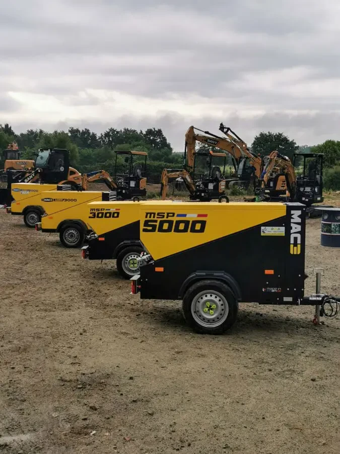 Компресор дизельний на шасі 5 кубів - 8 бар MSP5000 MAC3 8